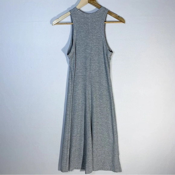 Lou & Grey Signature Soft Gray Sleeveless Midi Dress - Picture 3 of 6